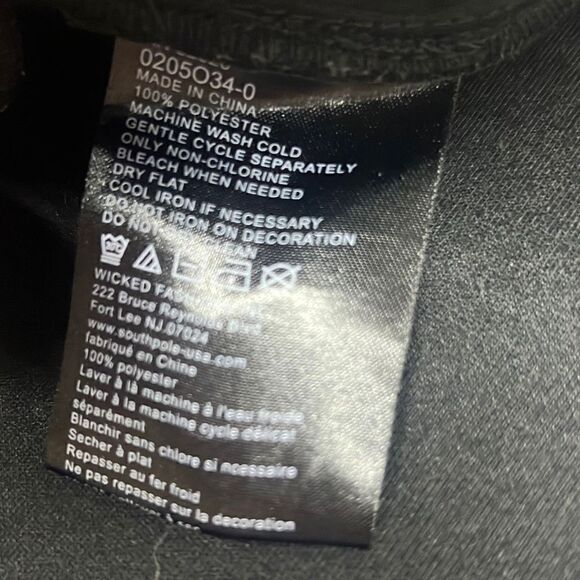 South Pole Men’s Black Drawstring Waist Sweatpants Size Small - Picture 6 of 8